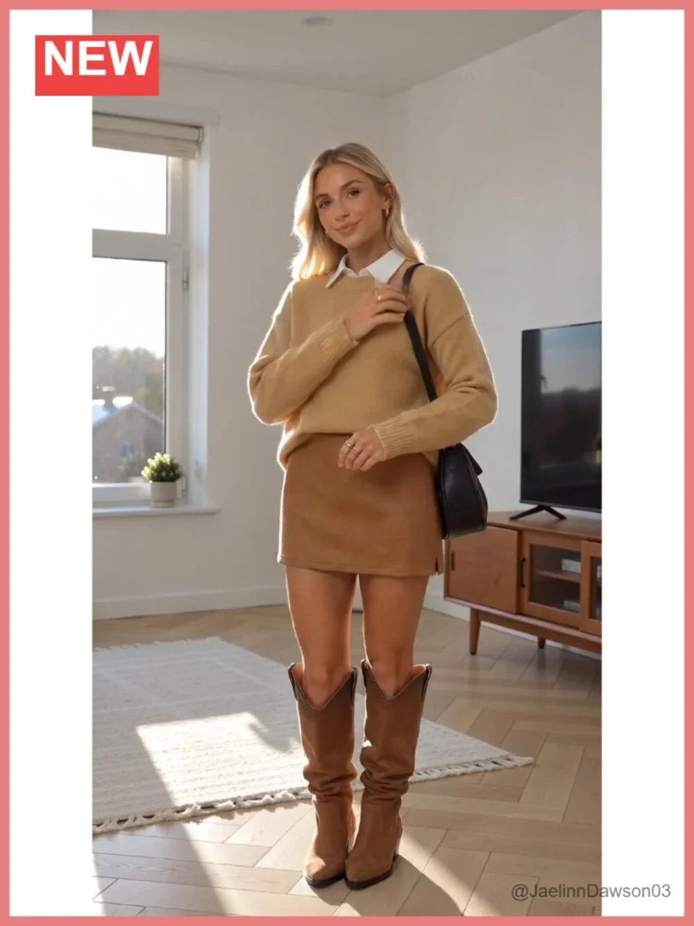 Faux Suede Side Slit Bodycon Mini Skirt with Built-in Shorts